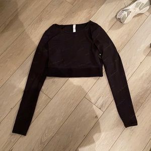 lululemon special edition long sleeve cropped top